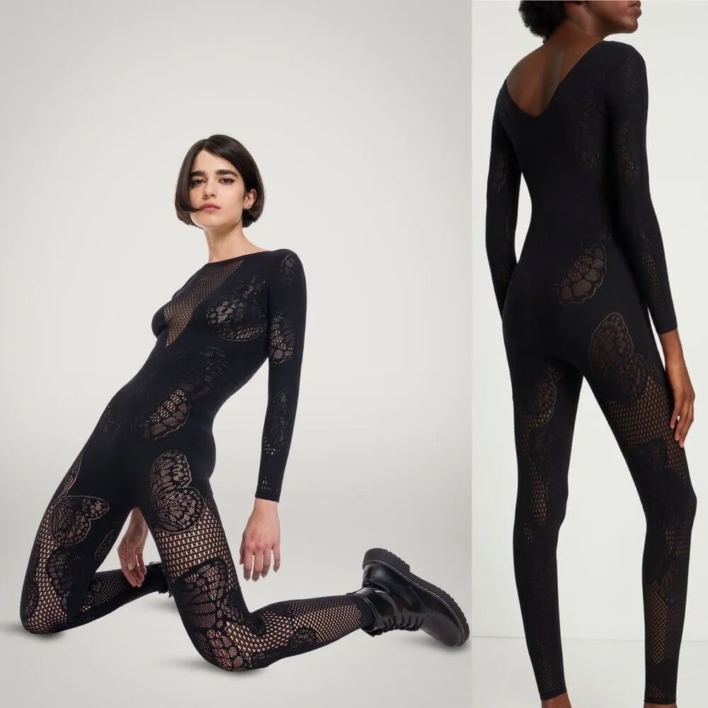 Butterfly net WOLFORD jumpsuit